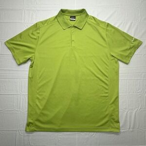 Nike Golf Dri Fit Men's Green Short Sleeve Polo Shirt XX Large